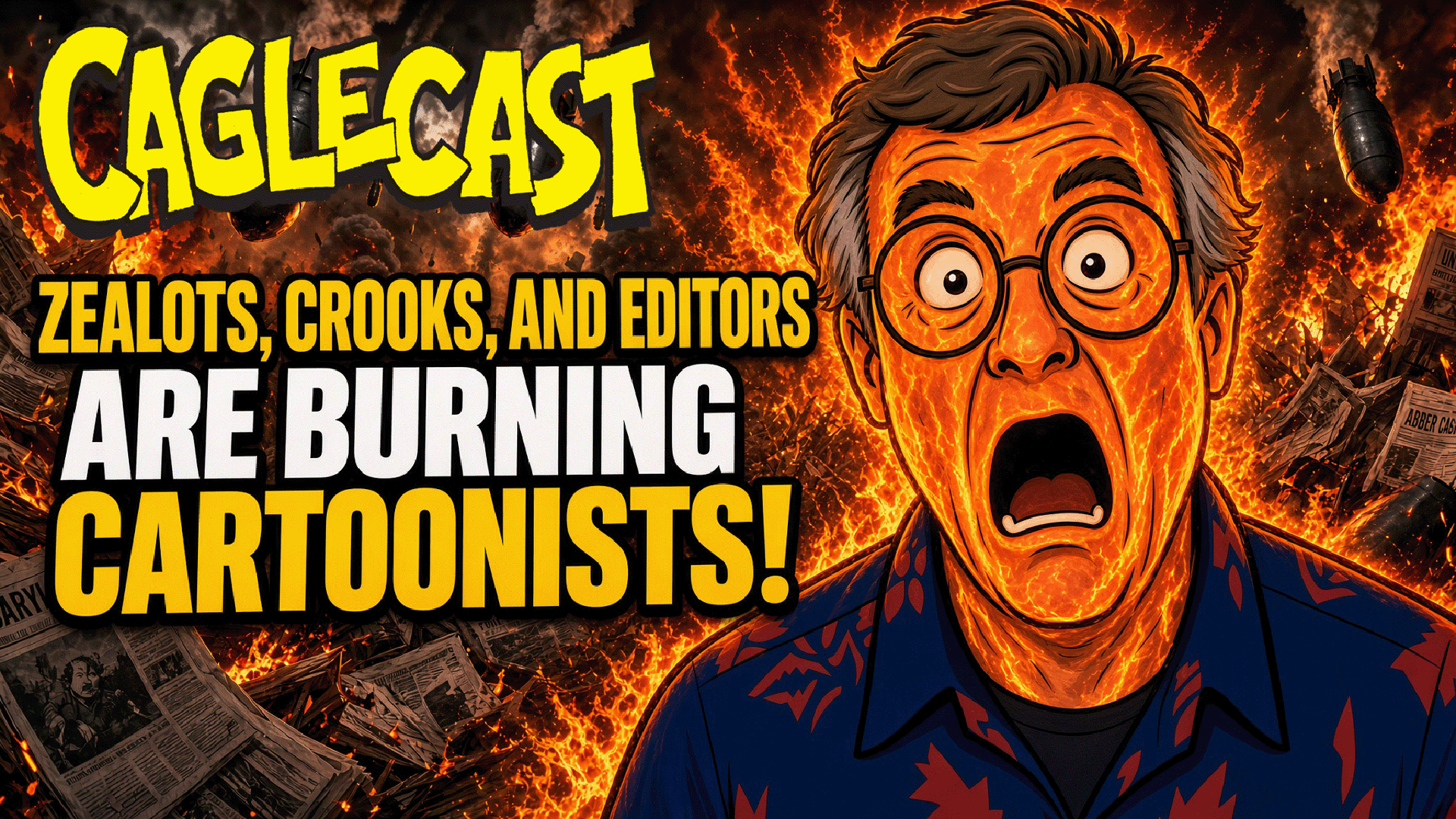 Zealots, Crooks and Bad Editors are Burning Cartoonists!